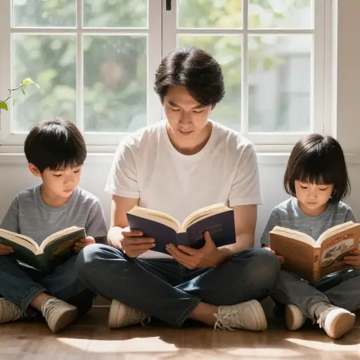 试着为孩子们树立榜样。