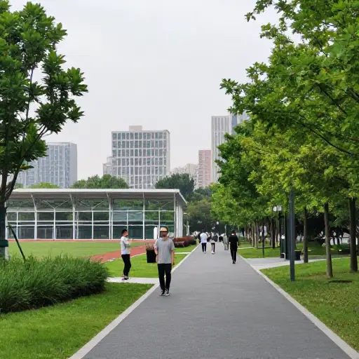 在城市地区，有许多娱乐机会，比如公园和运动中心。