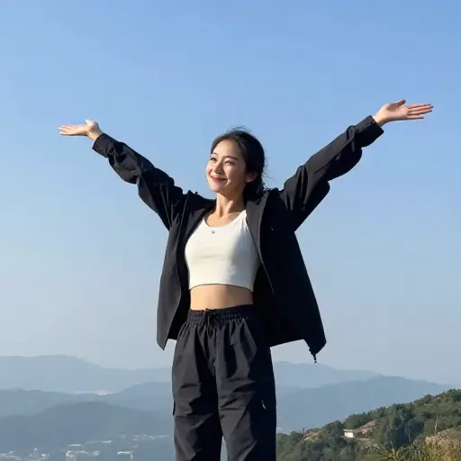 她终于感觉到能够掌控自己的命运了。