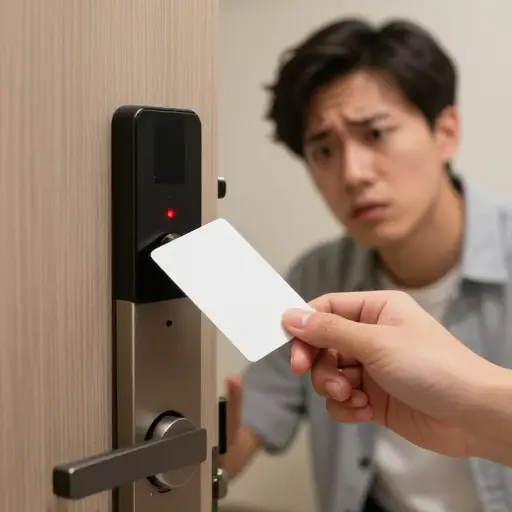 我的房卡不能用。