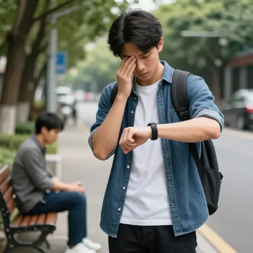我可以让他等一会儿。