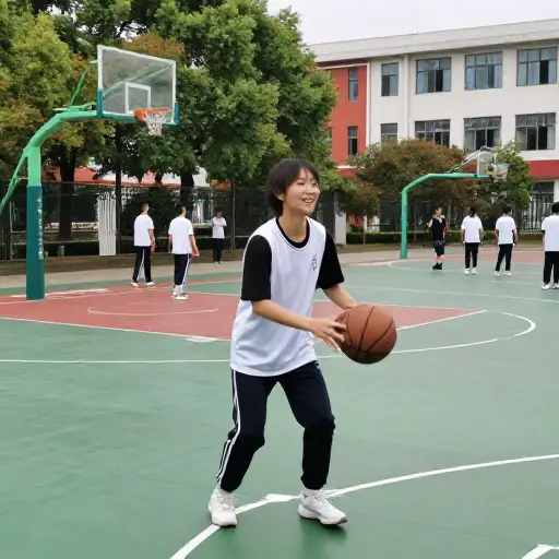 我最喜欢的课是体育课，因为我喜欢打篮球。