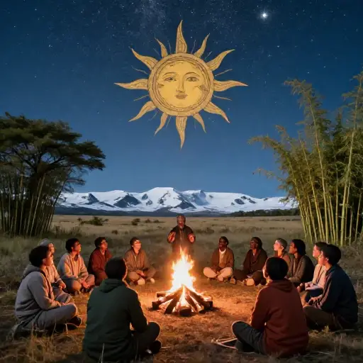 许多文化都有解释太阳如何在天空中移动的神话。