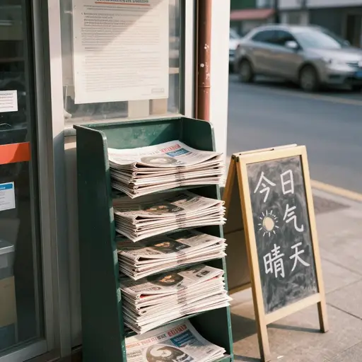 这份报纸的地方版包含了我们小镇的具体天气预报。