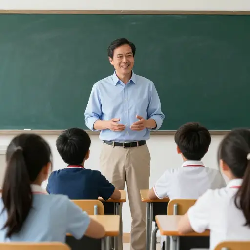 他是一位经验丰富的老师，知道如何应对不同的学生。