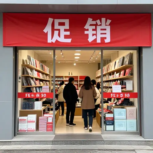 这家商店推出了促销活动以吸引顾客。
