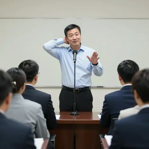 当被直截了当地问到失踪的竞选捐款时，那位财务主管开始闪烁其词，花了数分钟扯到无关的慈善活动上去。
