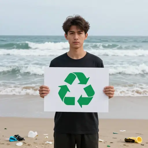 作为一名环保主义者，他发起反对海洋塑料污染的运动。