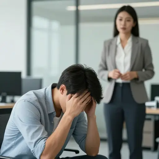 她毁灭性的评论让他感到非常沮丧。