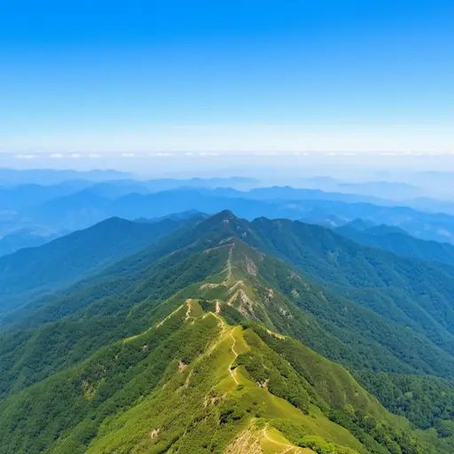 这座山脉是两国之间的天然分界线。