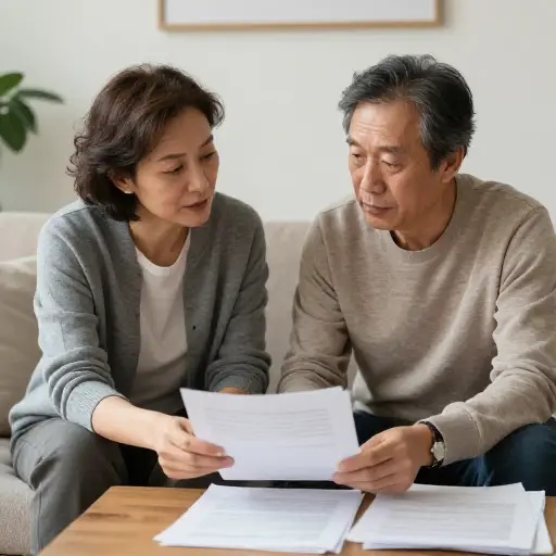 这对夫妇在做出重大财务决策前，总是会仔细讨论。