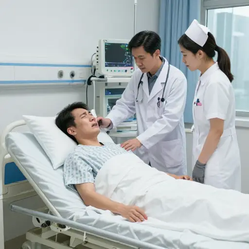 手术后出现了一个严重的并发症，需要进一步的医疗干预。