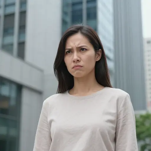 她似乎对现代建筑很有意见。