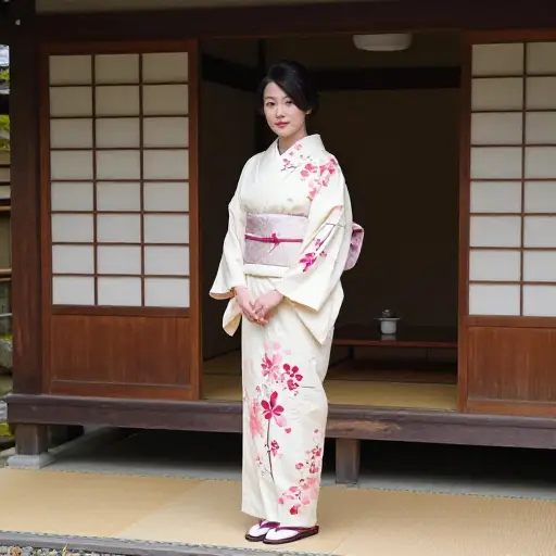 和服是传统日本民族服饰的一个例子。