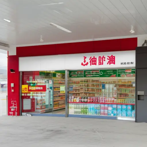 我们可以在加油站买些零食和水。