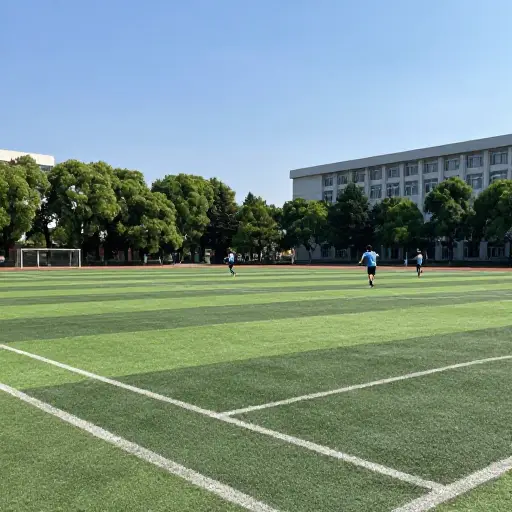 少数学生参与体育运动。