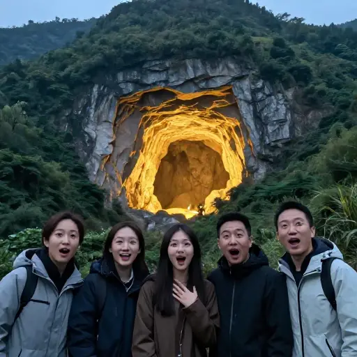 他们在山里发现了一个丰富的金矿。