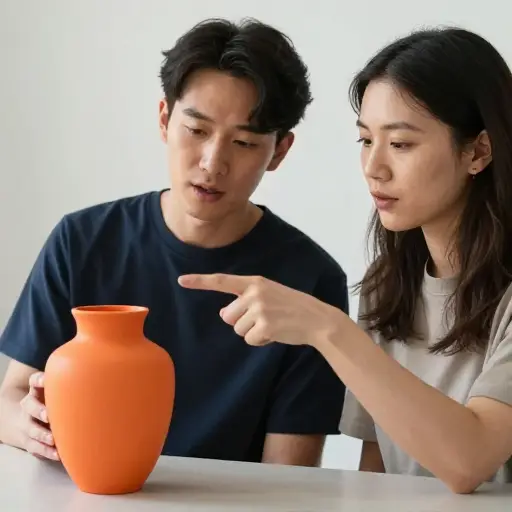 “我不喜欢的不是它的形状，而是它的颜色。”——“说得一点没错！”