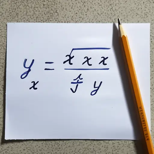 在这个方程中，y的值需要解出来。