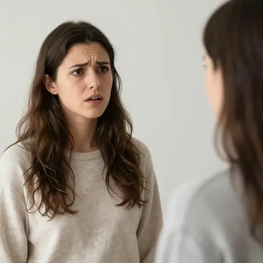 如果她问我那个问题，我会不知道该说什么。