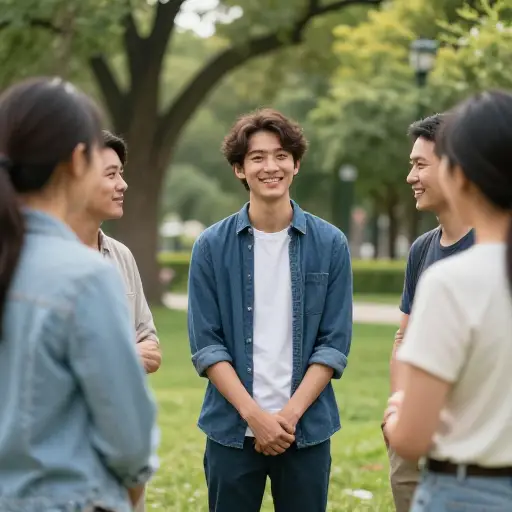 当然，我遇到了许多新朋友。