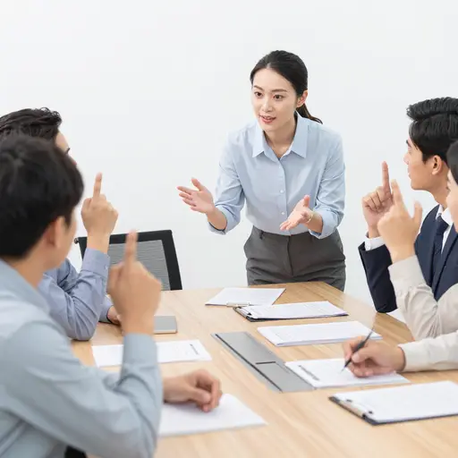 她的指示非常清晰，我们很快就完成了任务。