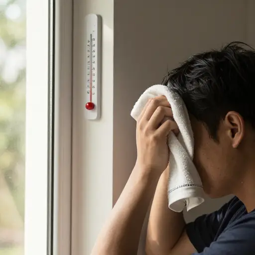 这个房间里太热了！