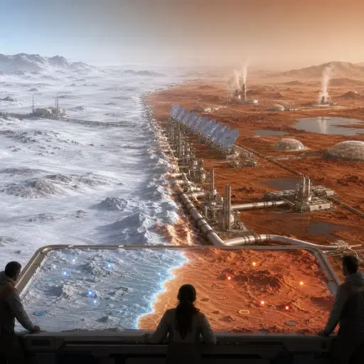 火星地球化改造的主要目标之一是使它升温。