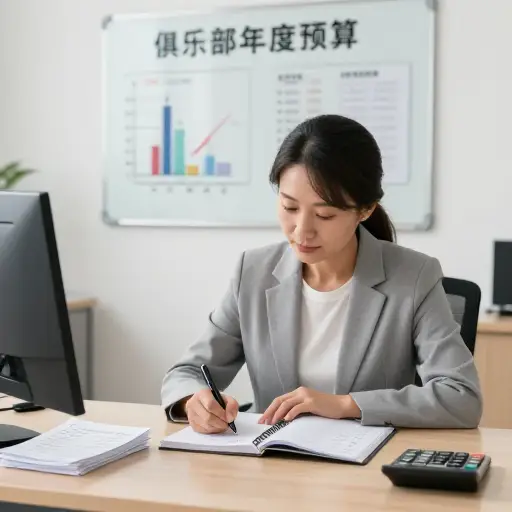 俱乐部的财务主管负责记录所有会员费支出。