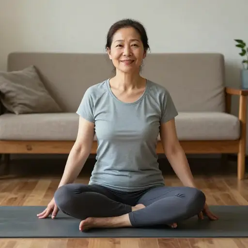 你可能在六十多岁时开始练瑜伽。