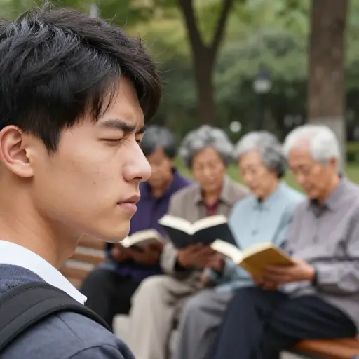 当我们对老年人喜欢安静的事情翻白眼时，这表明缺乏同理心。