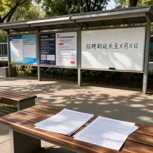 符合条件的申请人这么少，公司只好延长招聘期。
