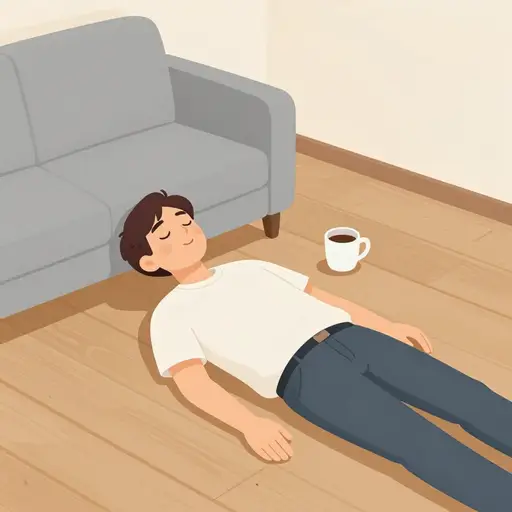 他突然就死了。