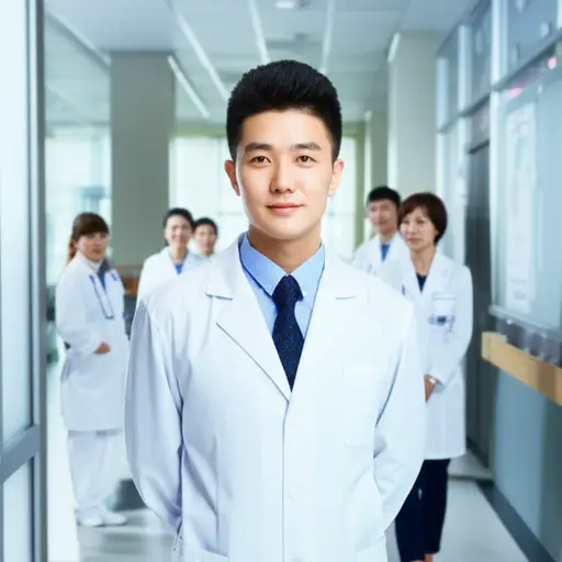 那个年轻医生是医院里的风云人物，所有人都认为他是未来的顶级专家。