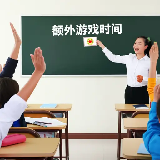 老师用额外游戏时间作为奖励来激励学生完成作业。