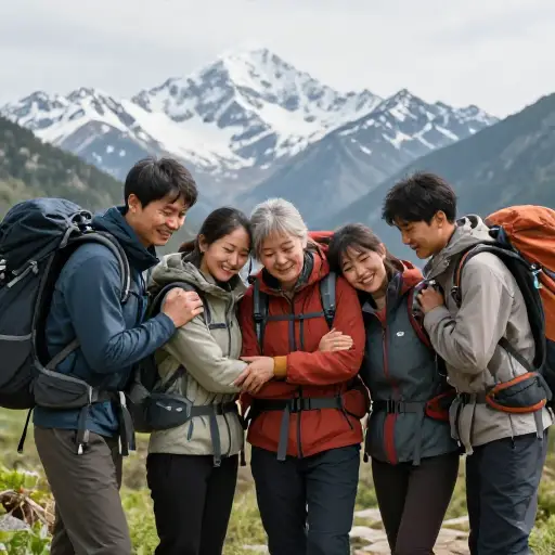 在山上迷路三天后，所有登山者都安然无恙地回到了家。