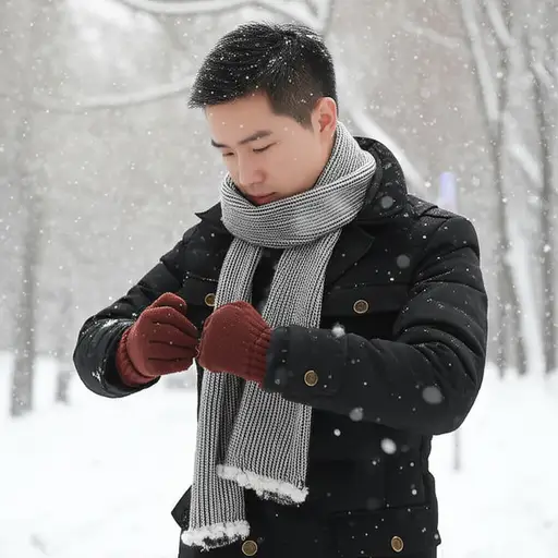 天气很冷，请相应地多穿些衣服。