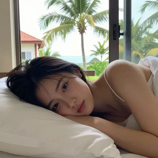 她在国外居住时感染了疟疾。