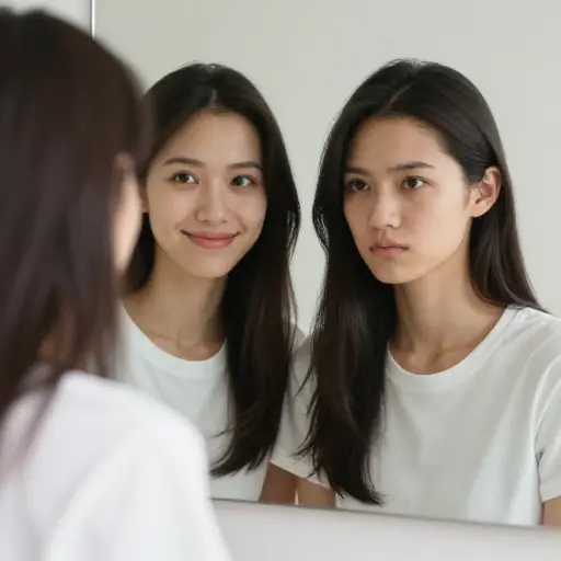 她有点双重人格。
