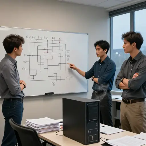 他们本可以按时完成项目的，但中途出现了技术故障。