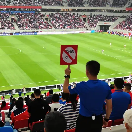 记住新规定：比赛期间不准使用手机。