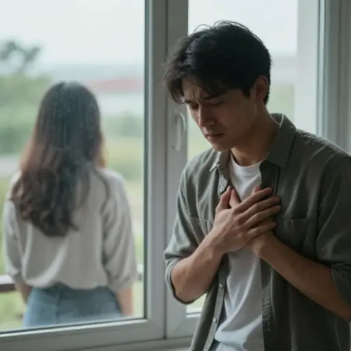 如果她离开，他将心碎。
