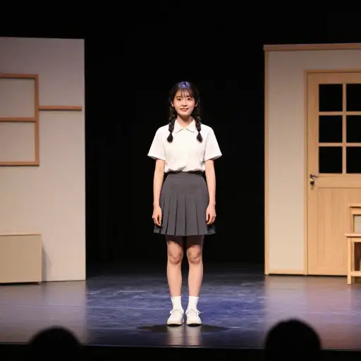 她是一名在当地戏剧中为乐趣而表演的业余演员。