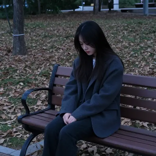 她突然感到一阵悲伤。
