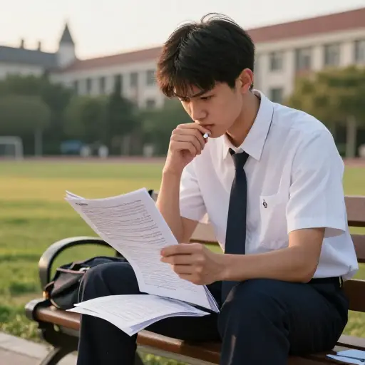 他在选择大学专业时陷入了进退两难的困境。