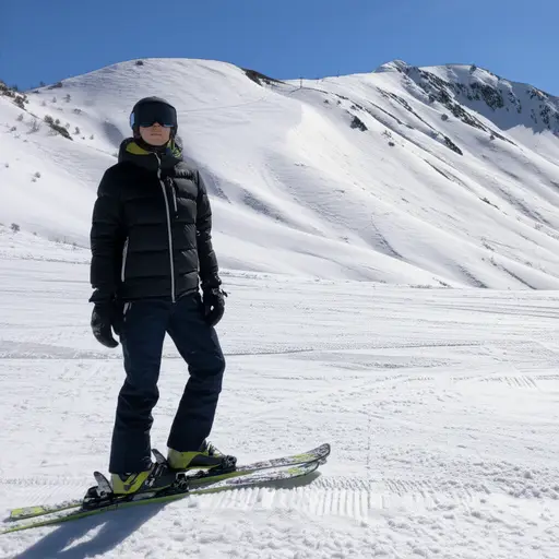你需要穿暖和的衣服去滑雪。