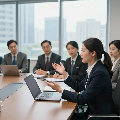 审计员开始逐一列举她在公司财务记录中发现的差异。
