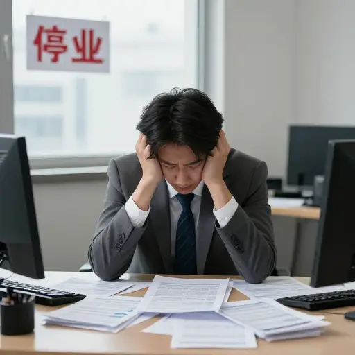他经商仅一年就破产了。