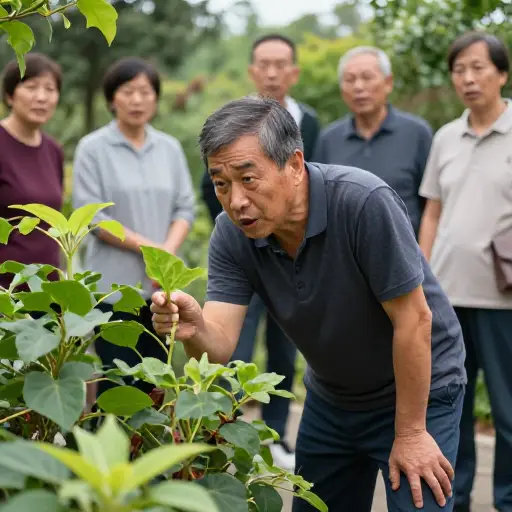 他古怪的行为，比如和植物说话，使他成为当地的传奇人物。