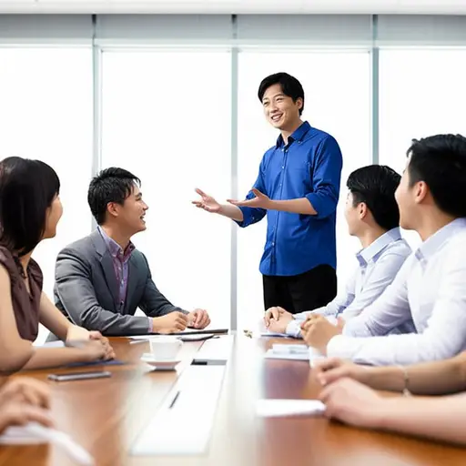 他提出的荒谬建议让整个会议室的人都笑了。